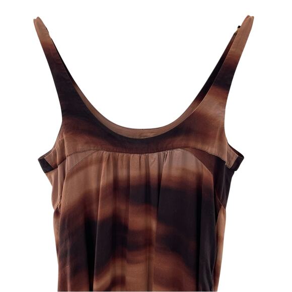 Hurley Neutral Earthtone Draped Pocket Mini Dress Witchy Goblincore Fairy Size M - Picture 3 of 8